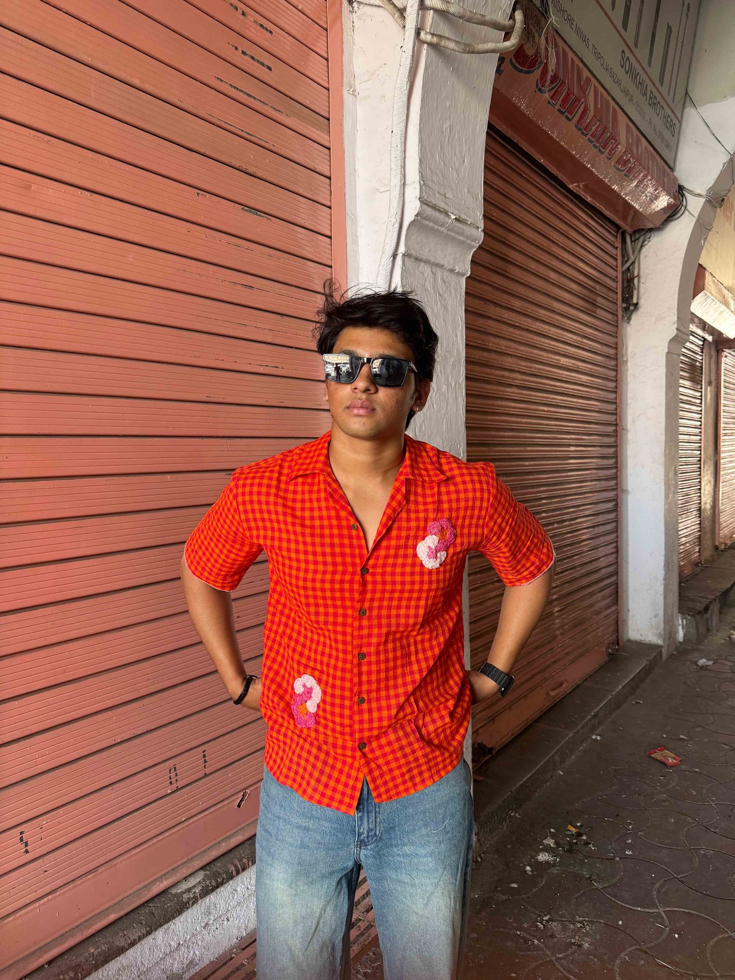 petal patch shirt