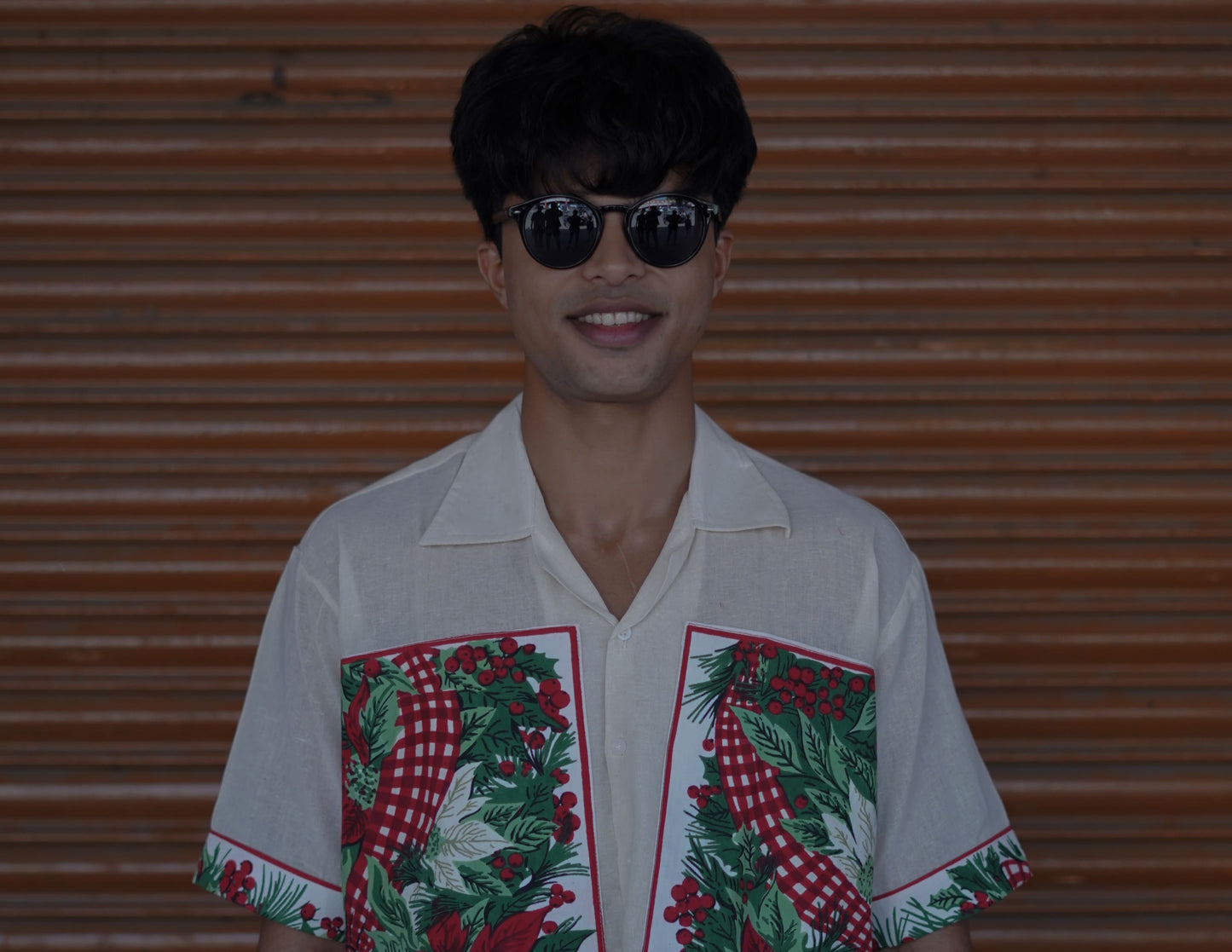 Floral Patch Handloom Shirt – Aesthetic. Trendy. Premium.