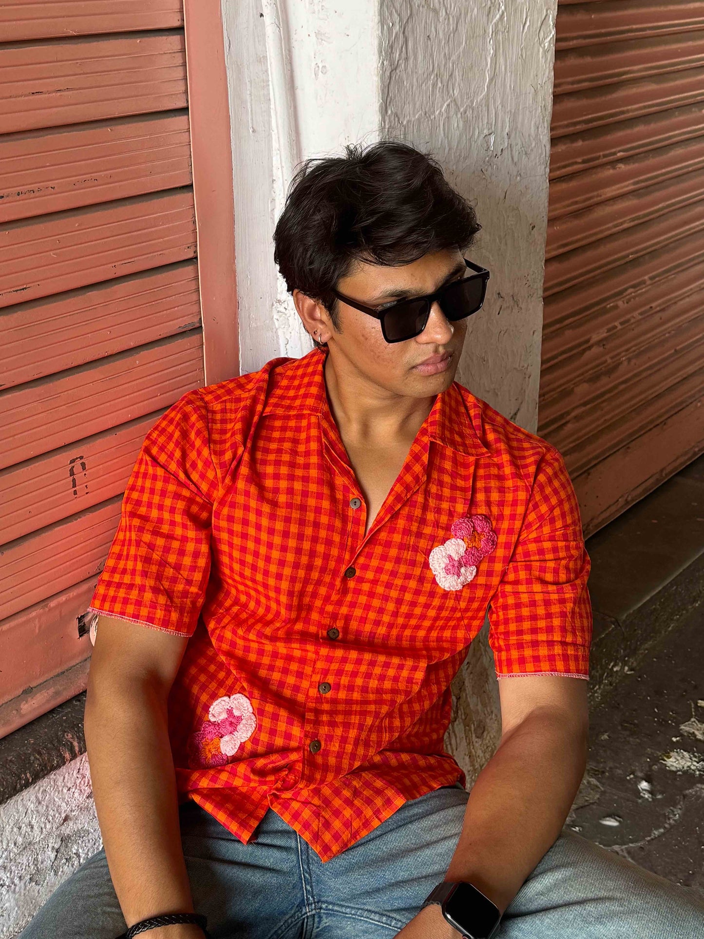 petal patch shirt
