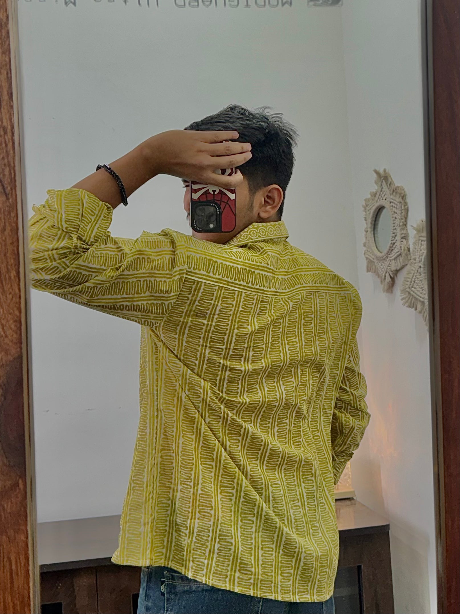 The “Breeze Classic” Full-Sleeve Green Mull Shirt