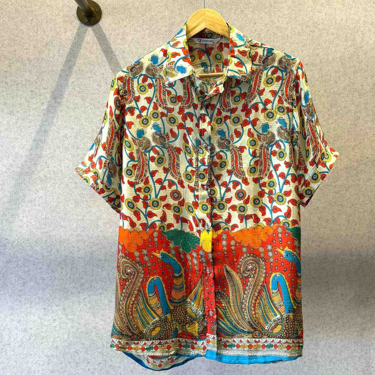 Kalamkari Art Silk Shirt