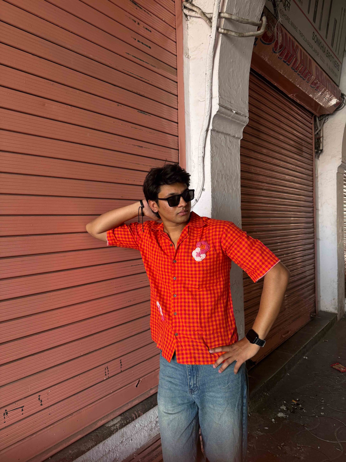petal patch shirt