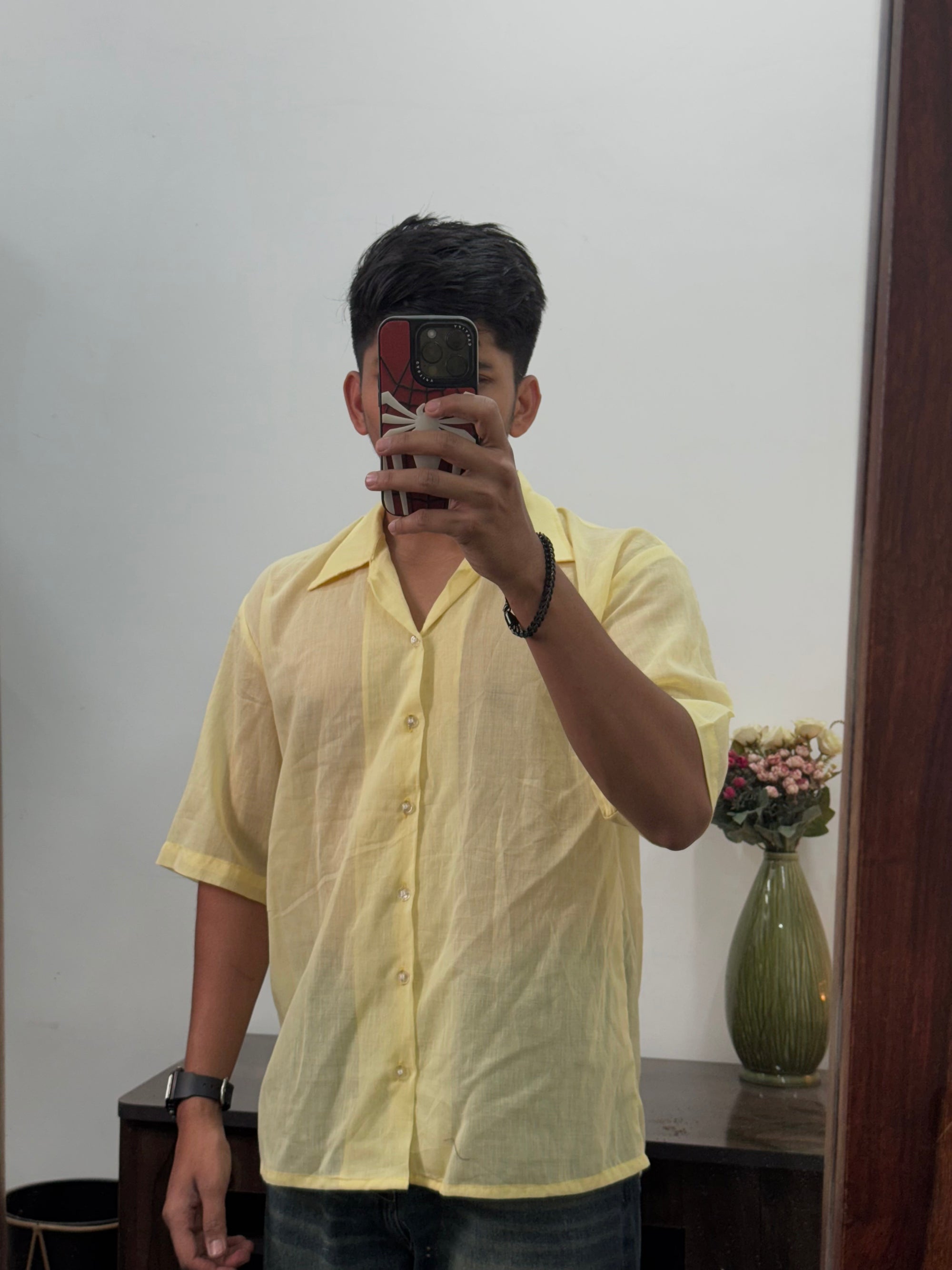 Yellow Mul Shirt