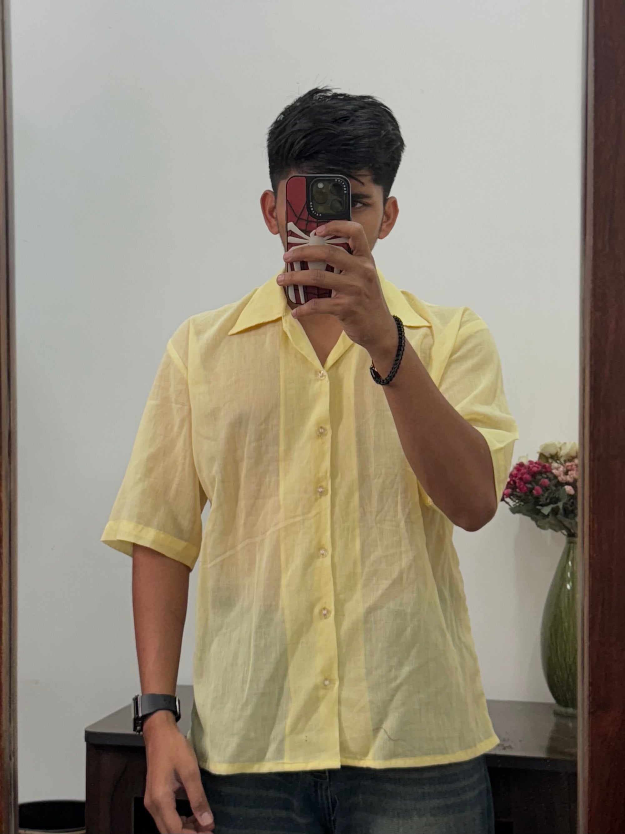 Yellow Mul Shirt