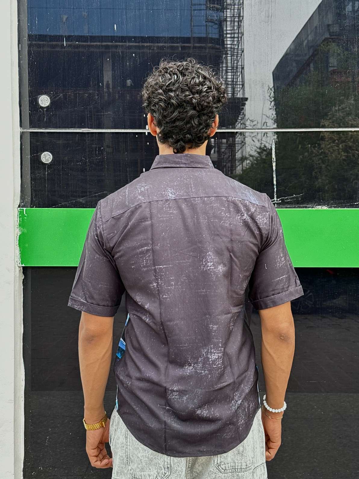 Black Hand Water Color Shirt - 400 - AA0767