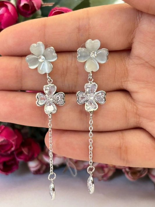 Chain of Roses Earrings-2B1060