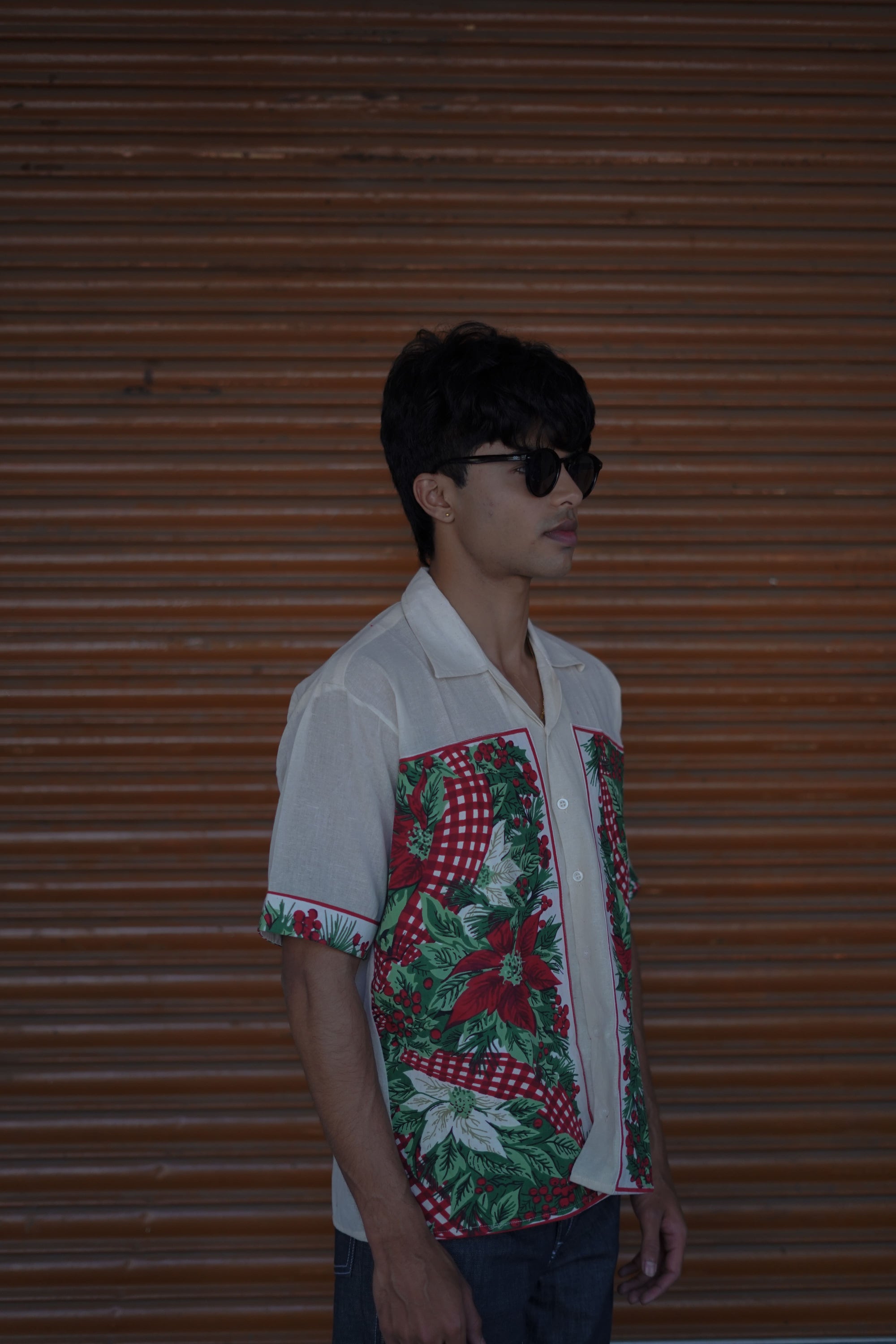 Floral Patch Handloom Shirt – Aesthetic. Trendy. Premium.