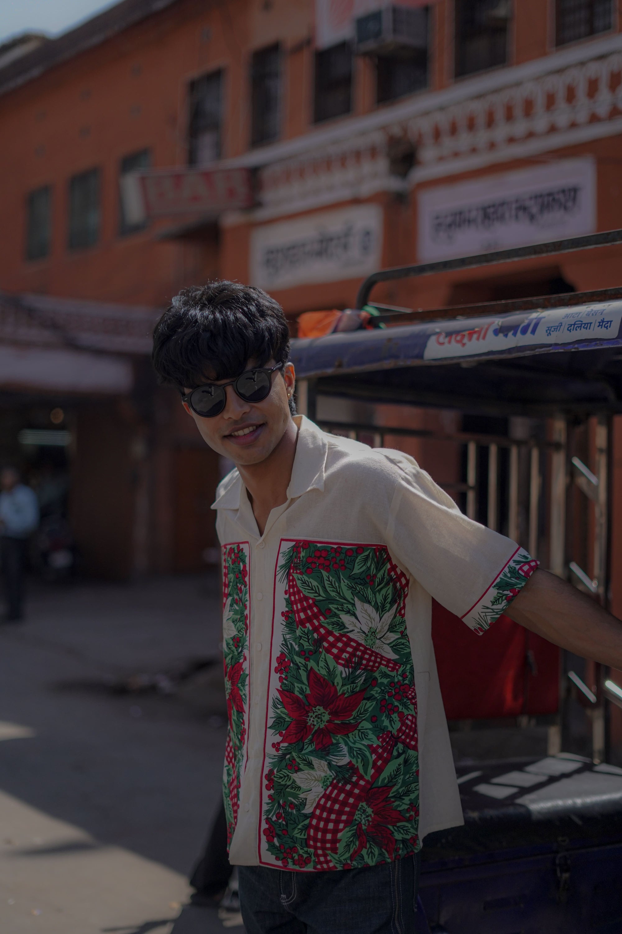 Floral Patch Handloom Shirt – Aesthetic. Trendy. Premium.