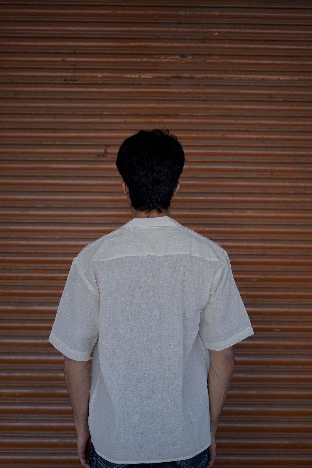 Handloom White Dog Embroidery Shirt – Premium & Unique